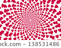 Pattern background: Heart pattern 138531486