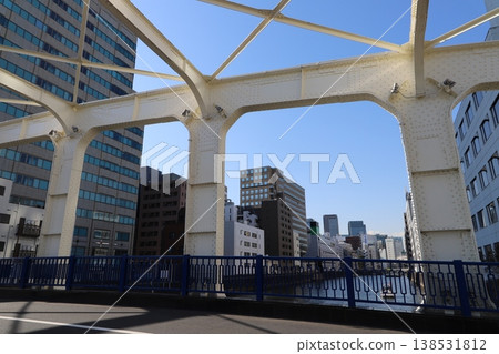 豐美橋(東京都中央區)與日本橋河 豐美橋(東京都中央區)與日本橋河 138531812
