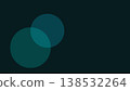 Dark teal abstract background with overlapping glowing circles soft gradient effect minimal futuristic style for technology branding and digital design use 138532264
