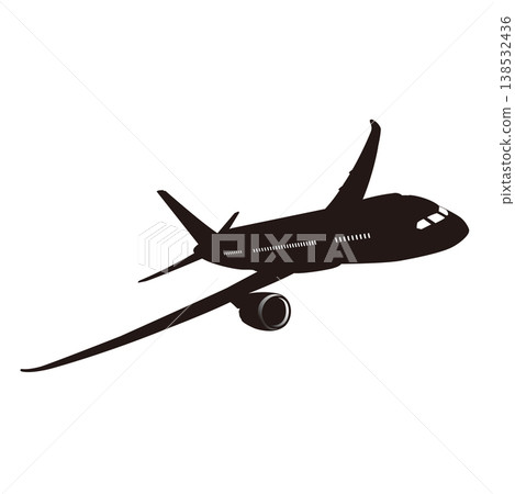 噴射客機的輪廓 138532436