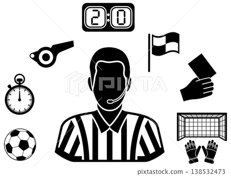 Soccer Icon Set Soccer Icon Set 138532473