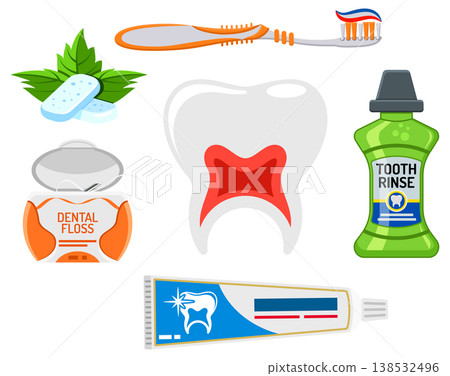 Oral Hygiene Concept Oral Hygiene Concept 138532496