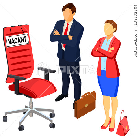 Isometric Employment and Hiring Concept 138532504