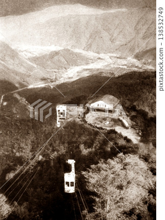 Old photo 1953-1954 Akechidaira Ropeway in Nikko Old photo 1953-1954 Akechidaira Ropeway in Nikko 138532749