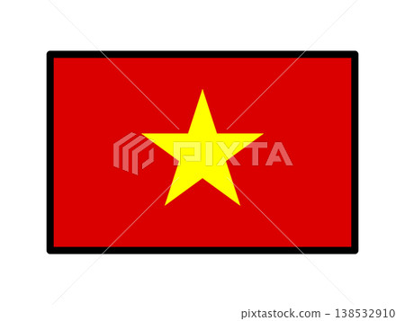 越南國旗插圖 越南國旗插圖 138532910
