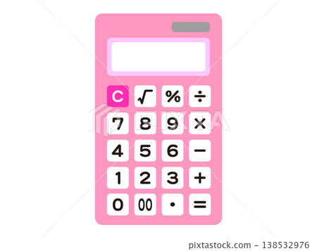 Calculator illustration material 4 Calculator illustration material 4 138532976