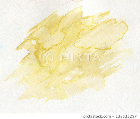 Yellow bleeding watercolor texture Yellow bleeding watercolor texture 138533257