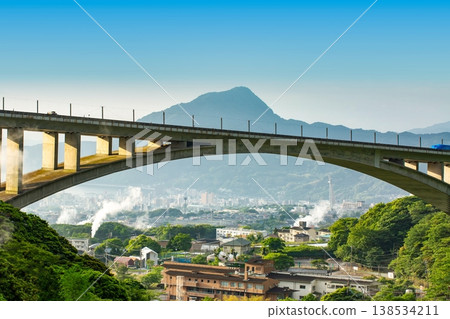 Beppu Asoban Onsen, Oita Expressway and Beppu Bay Beppu Asoban Onsen, Oita Expressway and Beppu Bay 138534211