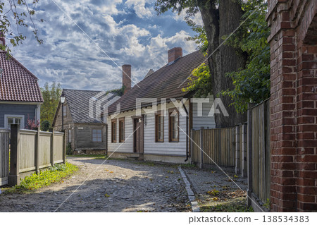 Explore the charming streets of Cesis, Latvia, where history and nature meet on a serene autumn day Explore the charming streets of Cesis, Latvia, where history and nature meet on a serene autumn day 138534383