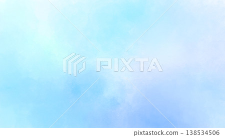 A background with blue watercolor paint bleeding. A background with blue watercolor paint bleeding. 138534506