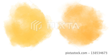 A circular texture where watercolor paints bleed. A circular texture where watercolor paints bleed. 138534673
