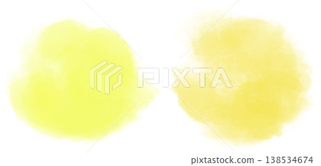 水彩顏料暈染形成的圓形紋理。 水彩顏料暈染形成的圓形紋理。 138534674