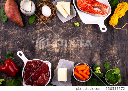 Product containing vitamin A. retinol and beta carotene Product containing vitamin A. retinol and beta carotene 138535372