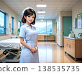 Nurses checking medical records 138535735