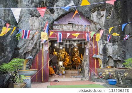 THAILAND SA KAEO WAT THAM KHAO CHAKAN CAVE 138536278