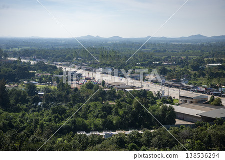 THAILAND SA KAEO WAT THAM KHAO CHAKAN VIEW 138536294