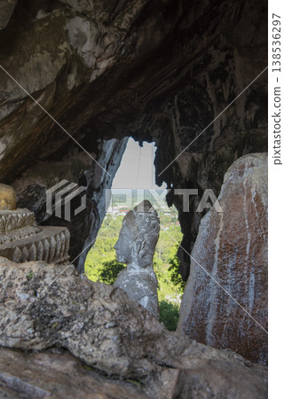 THAILAND SA KAEO WAT THAM KHAO CHAKAN CAVE THAILAND SA KAEO WAT THAM KHAO CHAKAN CAVE 138536297