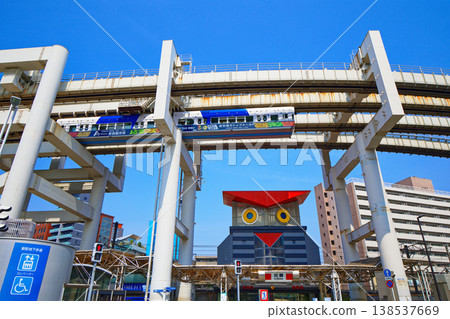 Owl Police Box, Chiba Station Police Box and Monorail Owl Police Box, Chiba Station Police Box and Monorail 138537669