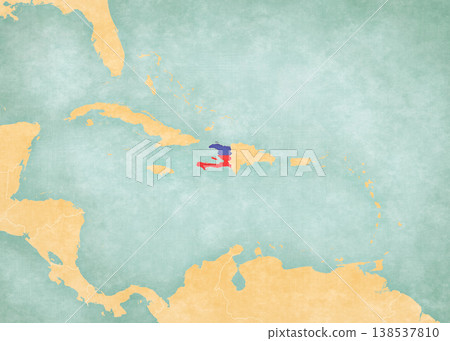 Map of Caribbean islands - Haiti Map of Caribbean islands - Haiti 138537810