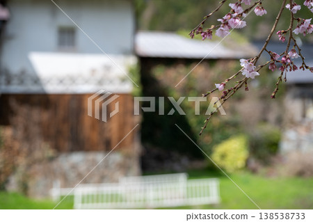 日本岡山縣一座古老而美麗的建築 138538733