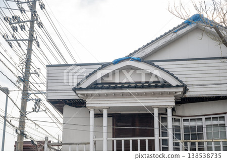 日本岡山縣一座古老而美麗的建築 138538735