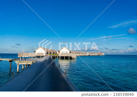 Overwater bungalows and villas in the Maldives 138539040