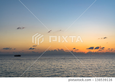 Sunset cruise at a resort hotel in the Maldives Sunset cruise at a resort hotel in the Maldives 138539116