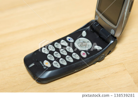 Folded mobile phone Folded mobile phone 138539281