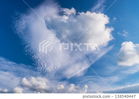 Yakushima, a sacred island where gods reside; heart-shaped cloud (Summer) Yakushima, a sacred island where gods reside; heart-shaped cloud (Summer) 138540447