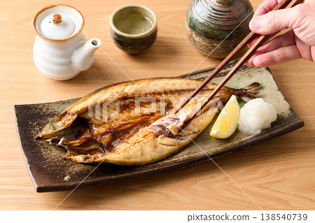 烤乾鯖魚 138540739