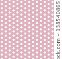Vector seamless pattern of hand drawn circles 138540865