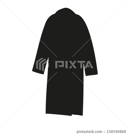 Vector hand drawn sketch doodle coat 138540868