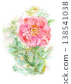 A hand-painted bouquet of flowers in beautiful colors, created with paints and pastels. 138541038