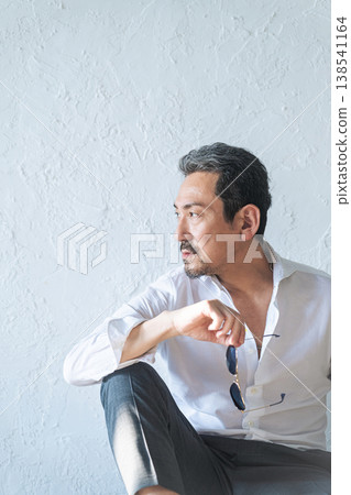 Portrait of a cool middle-aged man Portrait of a cool middle-aged man 138541164