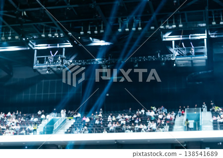 Audience seating area at an event venue (blurred image for illustrative purposes) 138541689