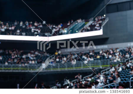 Audience in the seating area of an event venue (blurred photo for promotional video) Audience in the seating area of an event venue (blurred photo for promotional video) 138541693