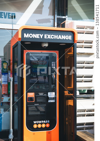 South Korea currency exchange ATM South Korea currency exchange ATM 138541711