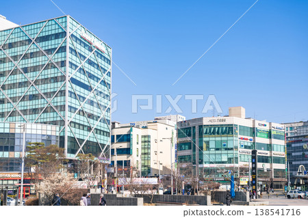 A scene in front of Eunseo Station in Incheon, South Korea. A scene in front of Eunseo Station in Incheon, South Korea. 138541716