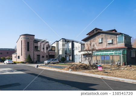 Residential area in South Korea 138541720