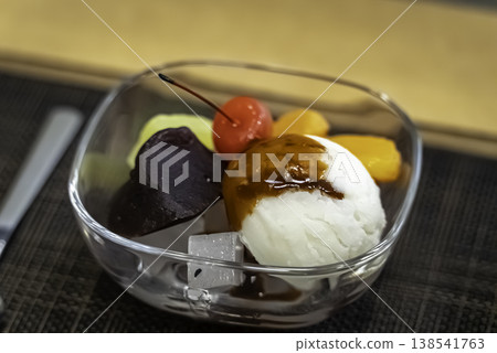Fruit Anmitsu Food Sample Fruit Anmitsu Food Sample 138541763