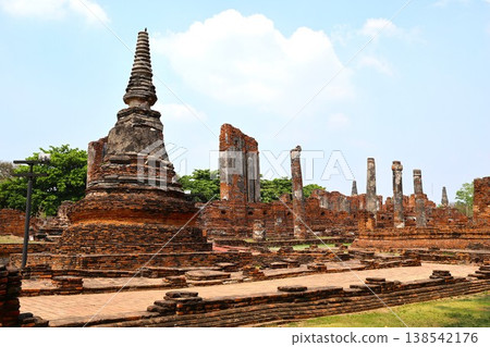Wat Phra Si Sanphet, a UNESCO World Heritage Site in Ayutthaya, Thailand. Wat Phra Si Sanphet, a UNESCO World Heritage Site in Ayutthaya, Thailand. 138542176