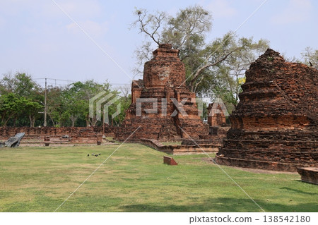 Wat Phra Si Sanphet, a UNESCO World Heritage Site in Ayutthaya, Thailand. Wat Phra Si Sanphet, a UNESCO World Heritage Site in Ayutthaya, Thailand. 138542180