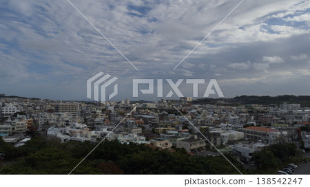 View from the observation deck at Kakazu Heights Park in Okinawa (cloudy, evening) View from the observation deck at Kakazu Heights Park in Okinawa (cloudy, evening) 138542247