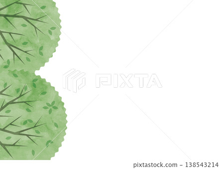 Simple background with fresh greenery, left-aligned layout, and natural copy space. Simple background with fresh greenery, left-aligned layout, and natural copy space. 138543214