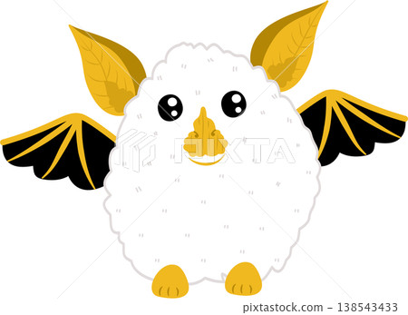 Cute Honduran Bat Character Cartoon Cute Honduran Bat Character Cartoon 138543433