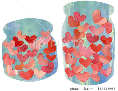 Bottle with a heart inside Bottle with a heart inside 138543661