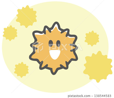 Cute pollen illustration 138544583