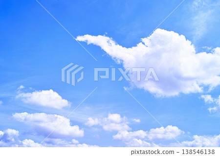 Blue sky and cloud image 138546138