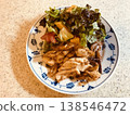 Stir-fried squid 138546472