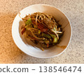 Stir-fried pea sprouts 138546474